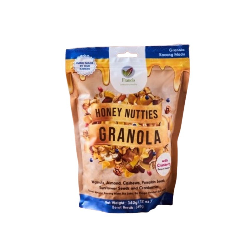 

Francis Organic Honey Nutties Granola 340 gram