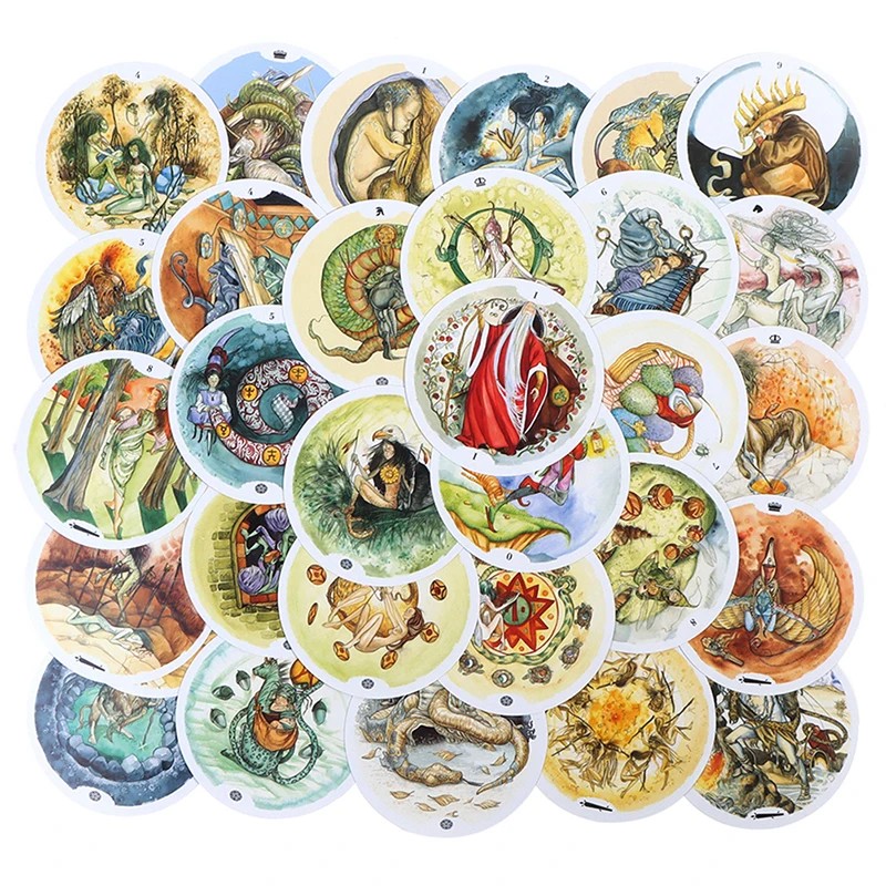 

1Pcs Deck Tarot Circle Of Life Tarot Fortune Telling Divination Oracle Cards