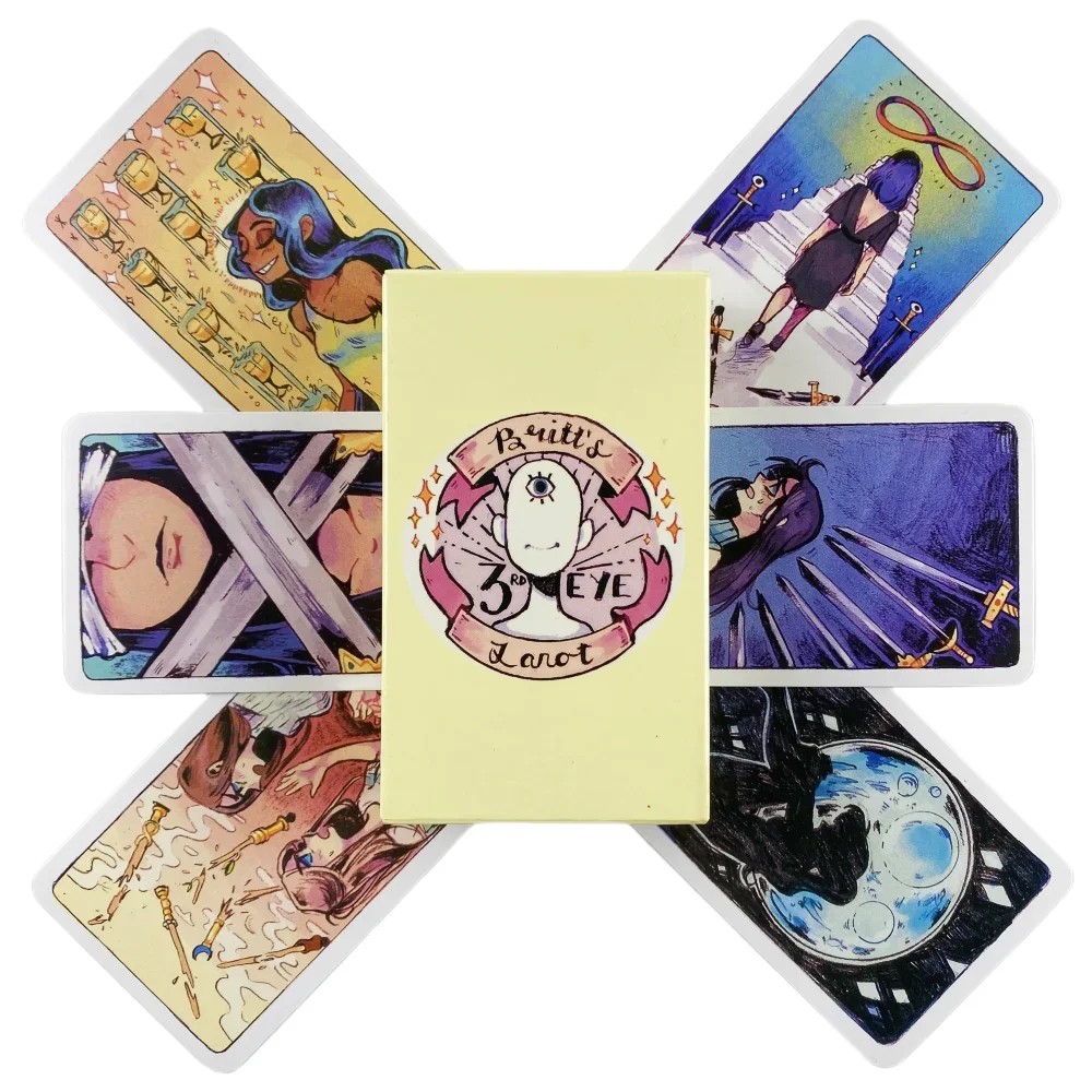 

1Pcs Deck Britt's Third Eye Tarot Cards Divination Deck English Versions Edition Oracle Board