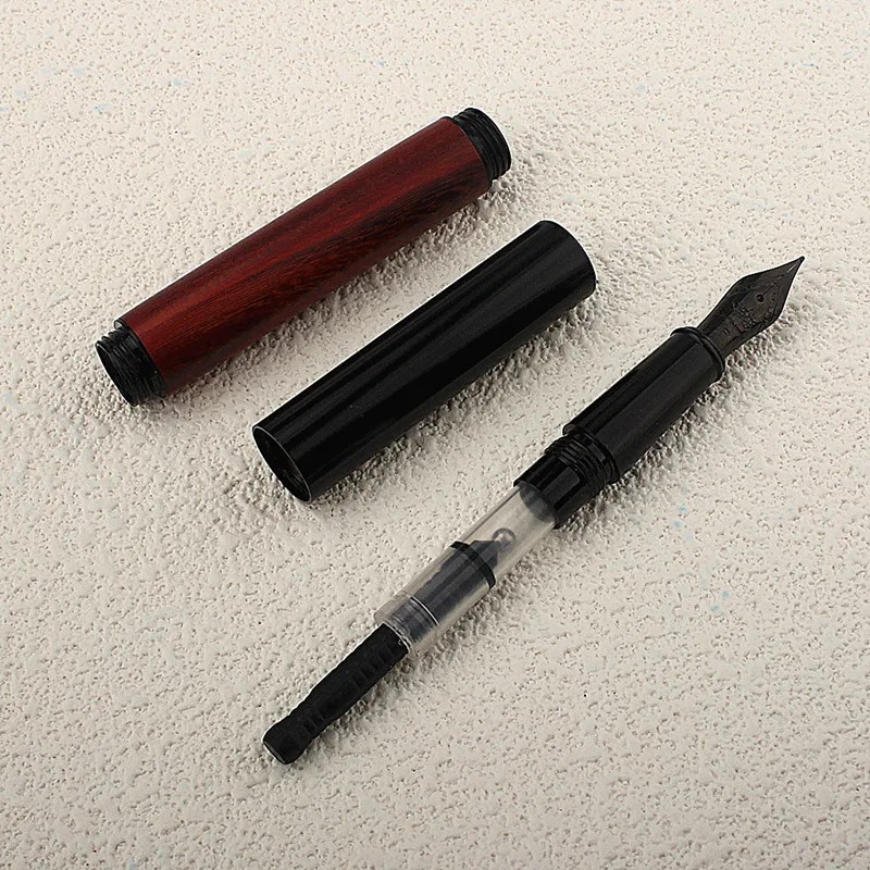 

5PCS Push-pull Style Short Style FOUNTAIN PEN Refill INK CONVERTER PUMP CARTRIDGES Black