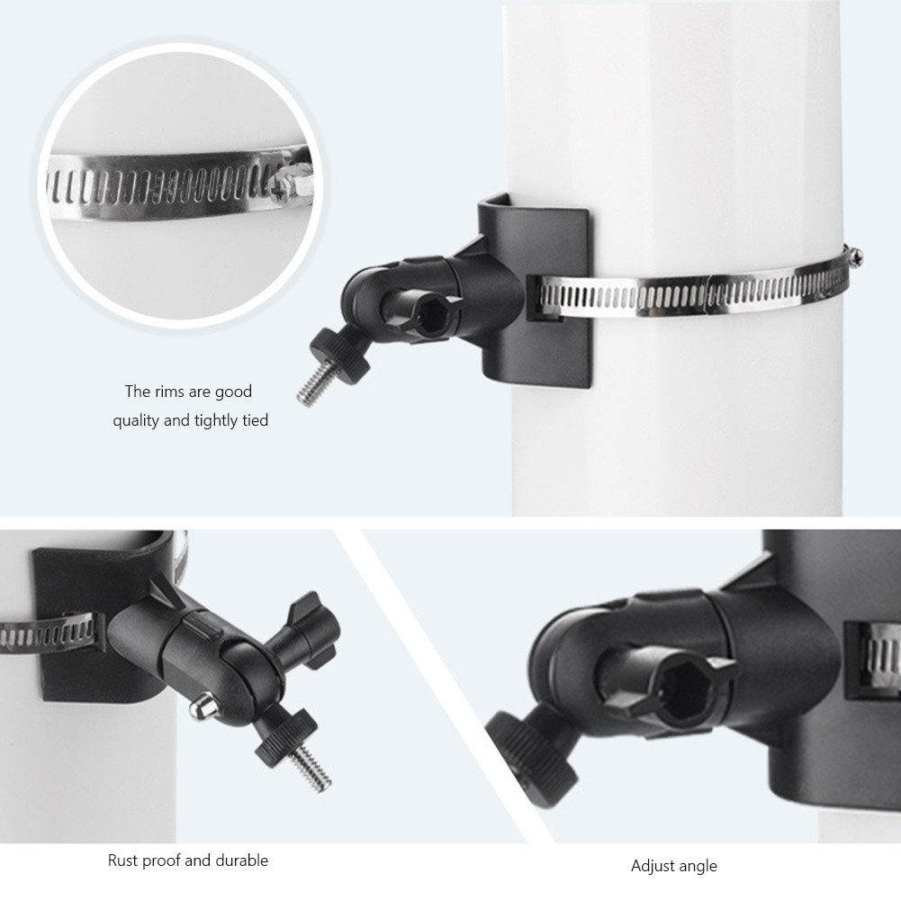 

Camera Mount Pipe Mounting Bracket Adjustable Camera Mount Holder Pole Mount for Ring Stick Up