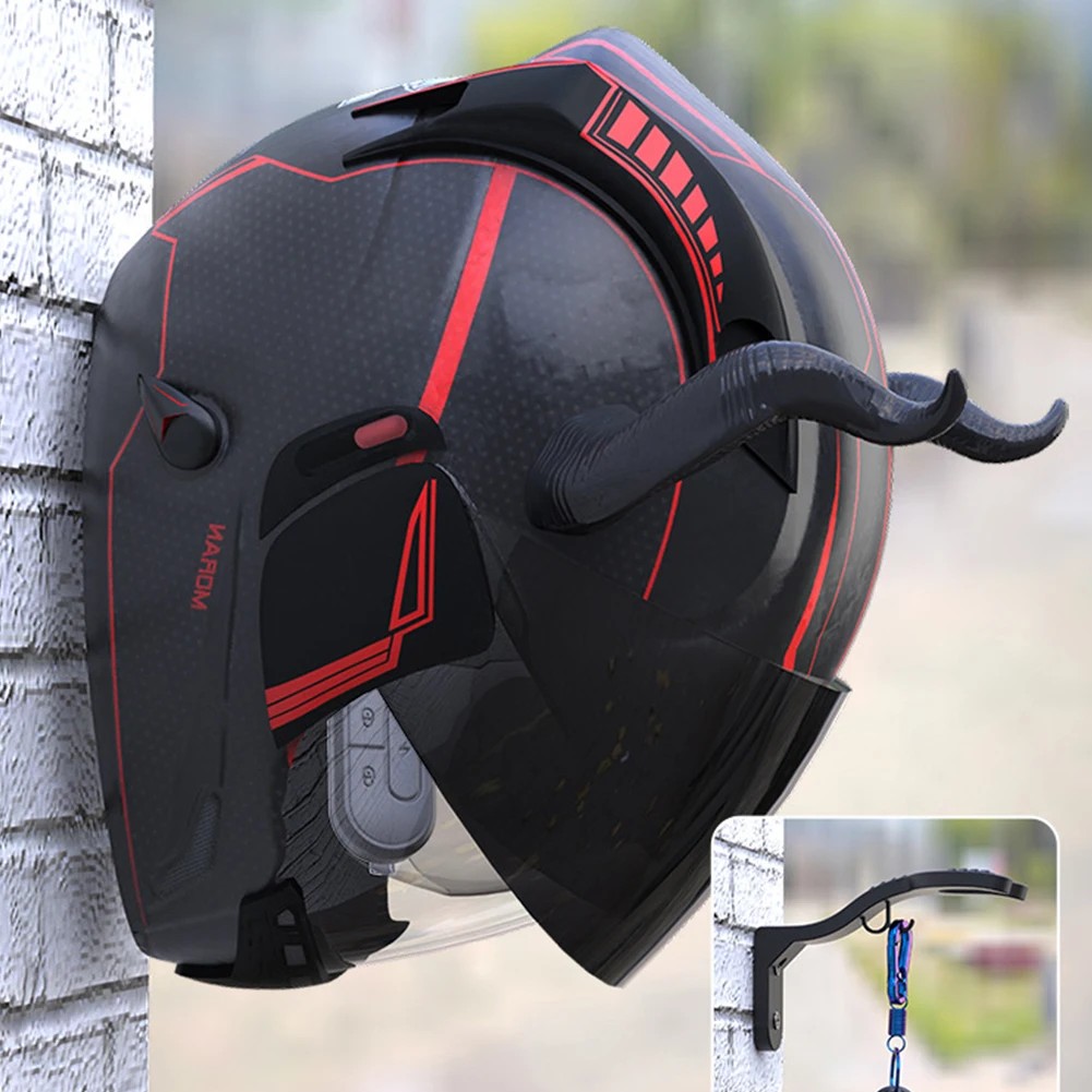 

1PCS Motorcycle Helmet Hook Racks Multipurpose Hook Hanger Home Key Luggage Jacket Holder Kitchen