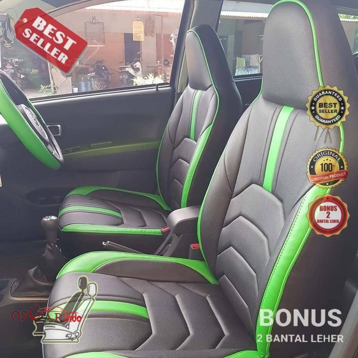 sarung jok mobil Sigra Calya 2016-2023 full jok depan sampai belakang
