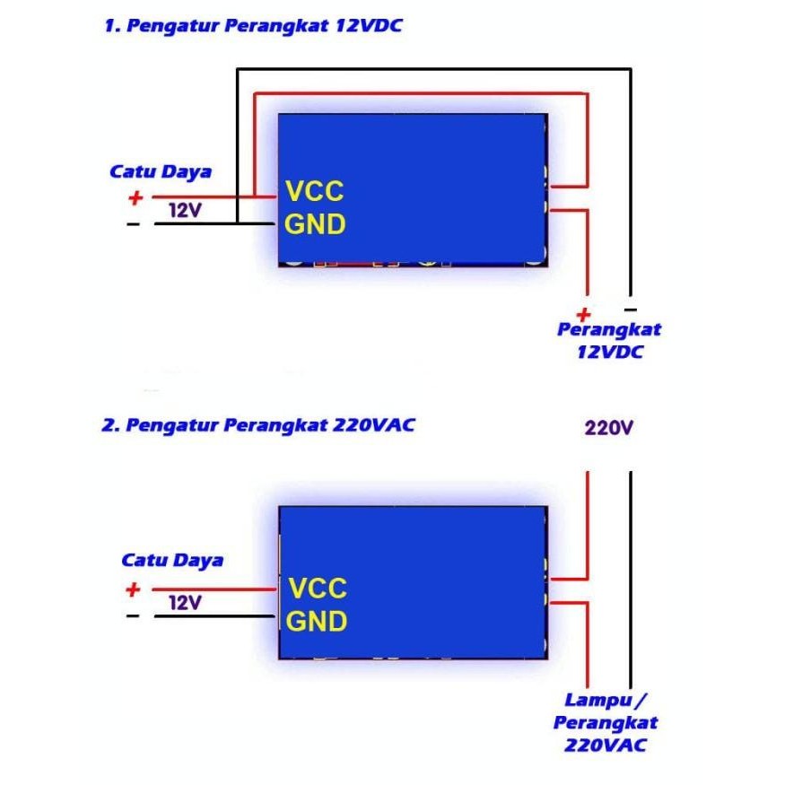 (Allthebest) Light Sensor Relay Swtich Saklar Otomatis Cahaya Lampu LDR