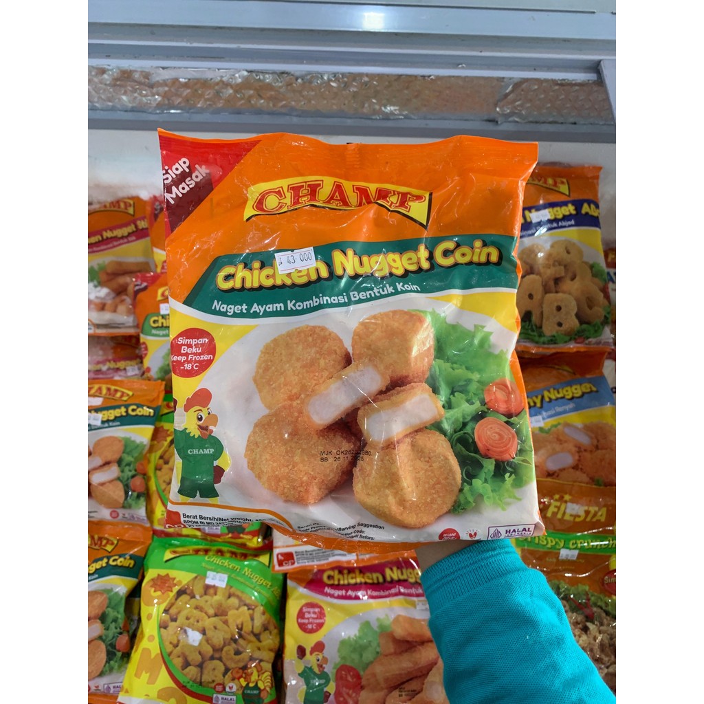 

CHAMP CHICKEN NUGGET COIN 450G
