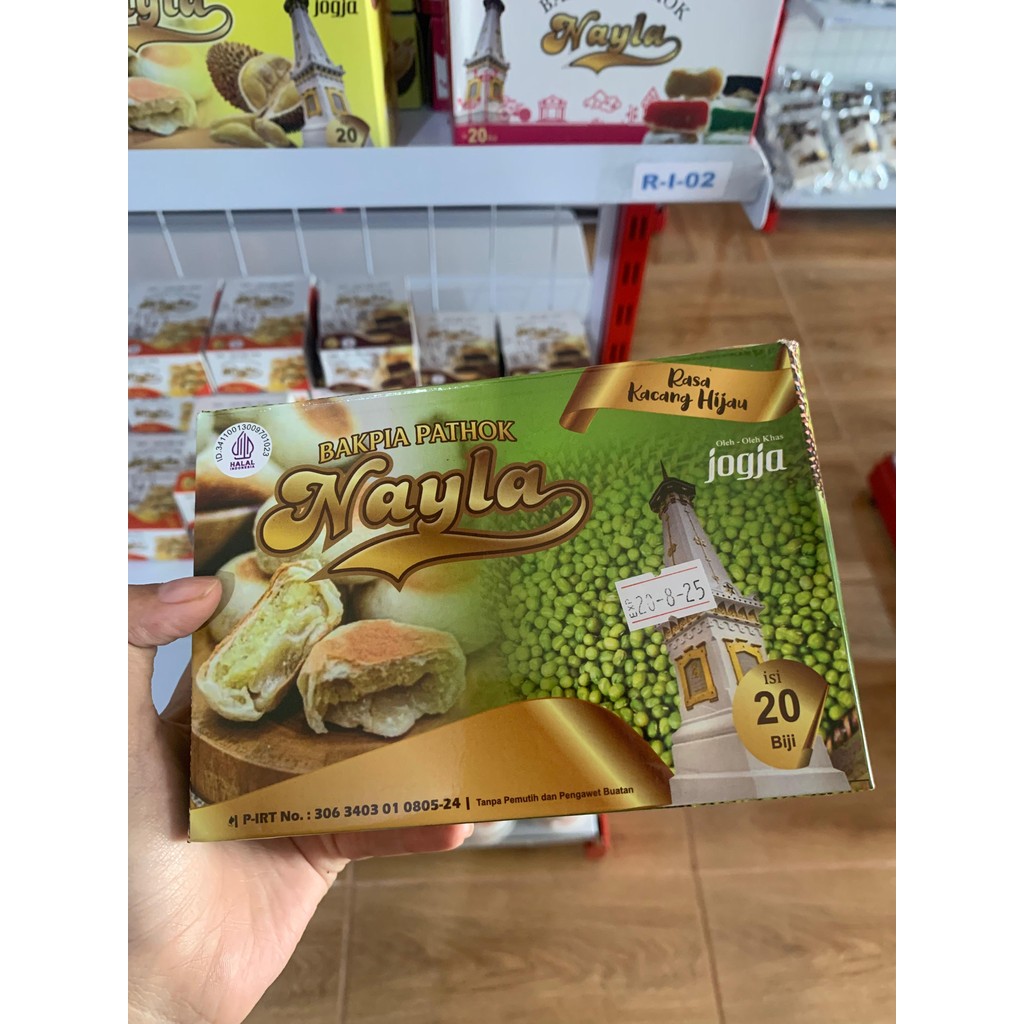 

NAYLA BAKPIA PATHOK RASA KACANG HIJAU ISI 20