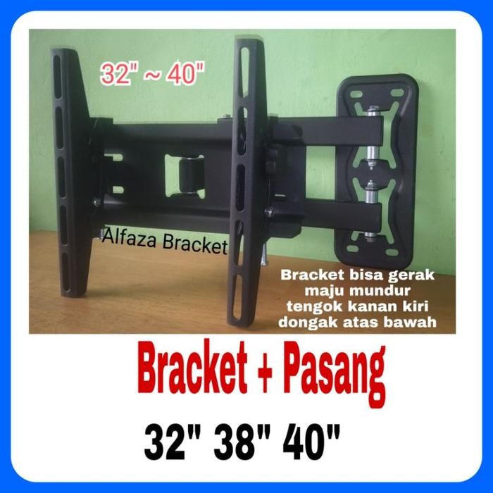 (Allthebest) Bracket + Pasang 32inchi - 40inchi