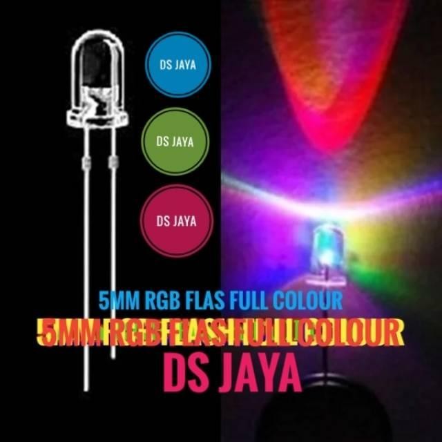 (Allthebest) Lampu led 5mm RGB 100PCS