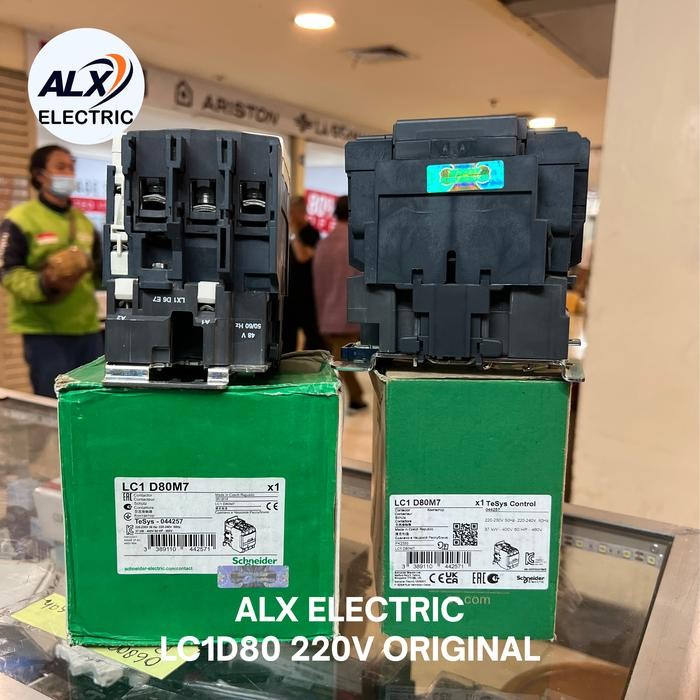 LC1D80M7 KONTAKTOR SCHNEIDER LC1D80M7 LC1D80 LC1 D80M7 220V ORIGINAL