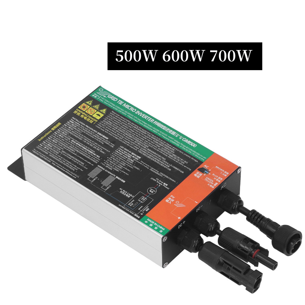 500W 600W 700W Solar Micro Inverter Power Grid Tie Microinverter MPPT