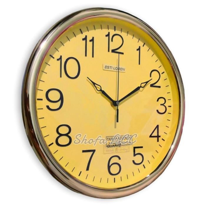 JAM DINDING BESAR BUNYI TIAP JAM LONCENG MUSIK ALARM MUSIK MELODI PERJAM ESTI LOREN