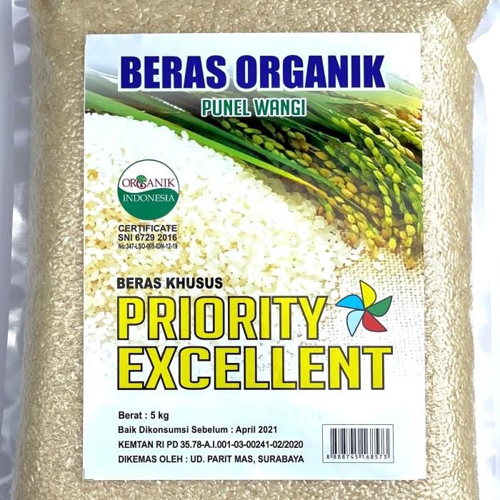 

(Allthebest) Beras Pandan Wangi Organik Priority Excellent 5kg