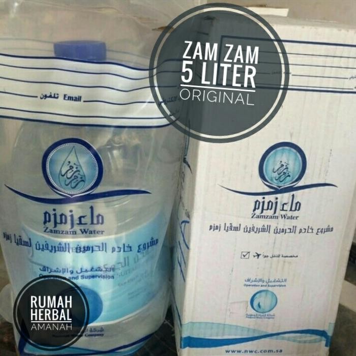 

Air Zam Zam Asli 5 Liter Asli Saudi