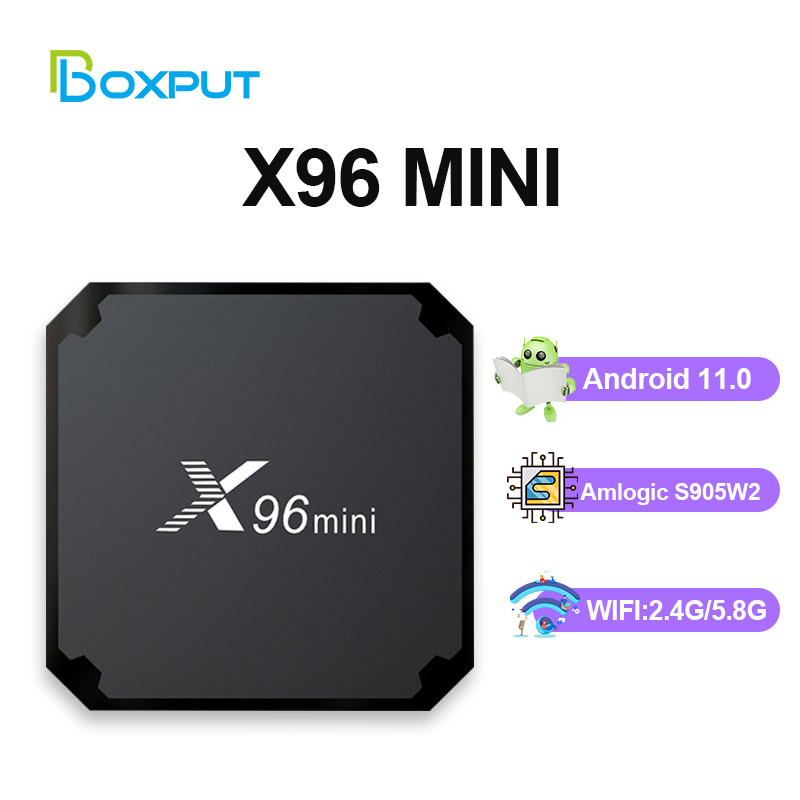X96mini Android 11 New Version Smart TV BOX X96 mini S905W2 Quad Core