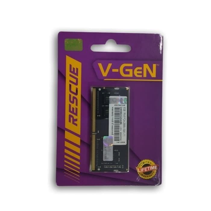 Ram Vgen Ddr4 8Gb Pc21300 2666Mhz V-Gen Memory Laptop Sodimm Rescue