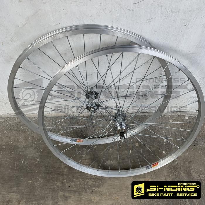 Wheelset 26 In Sepeda Federal Etrto 559 Rims Araya VP21 Single Wall