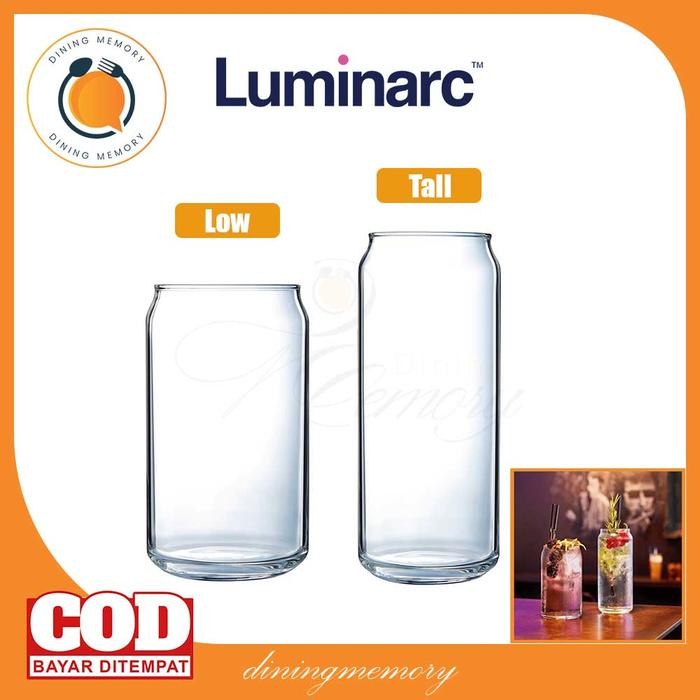 Luminarc Arcoroc Gelas Cola Plain Can Tumbler 475ml