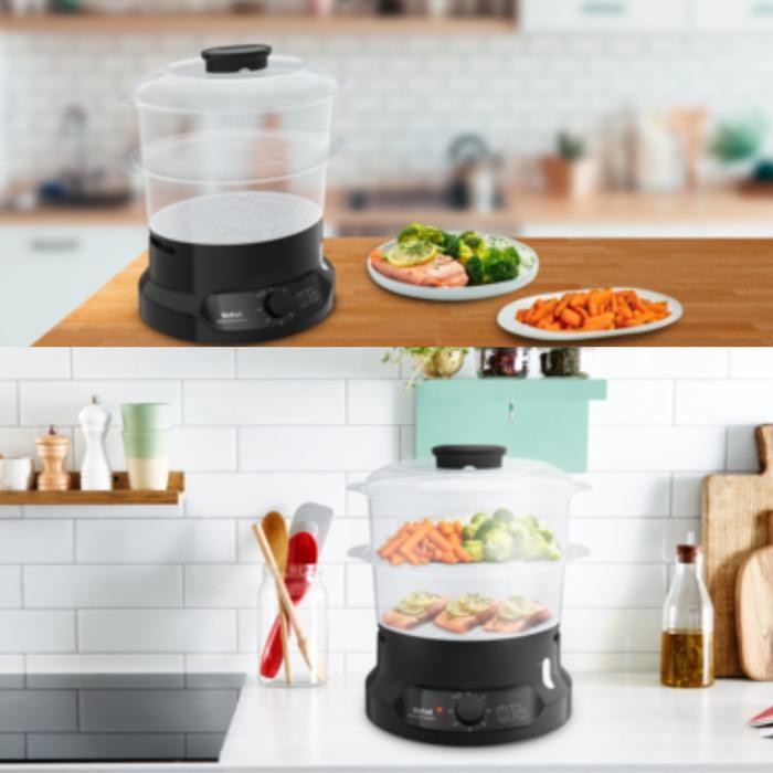 TEFAL FOOD STEAMER MINI COMPACT VC1398 KUKUSAN LISTRIK TEFAL VC1398