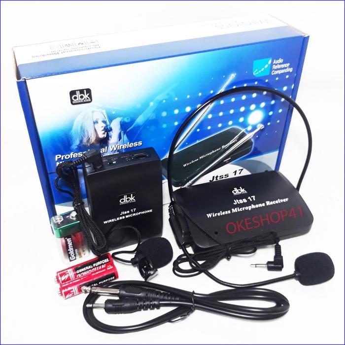 (Allthebest) Microphone DBK JTSS-17 bando headset + mic jepit CLIP-ON