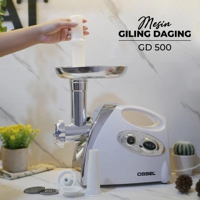 (Allthebest) OSSEL GD500 Meat Grinder Mesin Gilingan Daging Listrik Giling