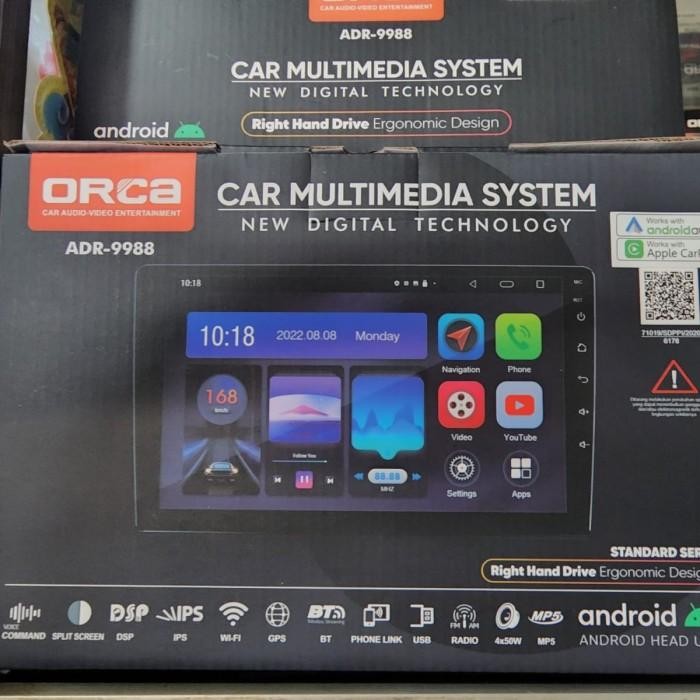 (Allthebest) head unit android 9 inch orca adr 9988 voice command