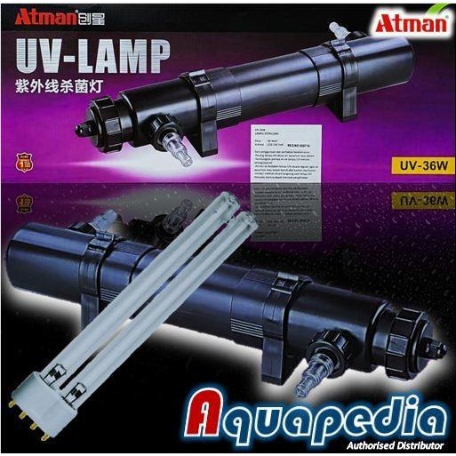 (Allthebest) ATMAN UV-36W Pembunuh Lumut UV Clarifier & Sterilizer