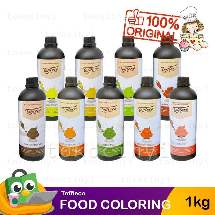 

Toffieco Food Color / Colour / Coloring 1 Kg Gratis Ongkir