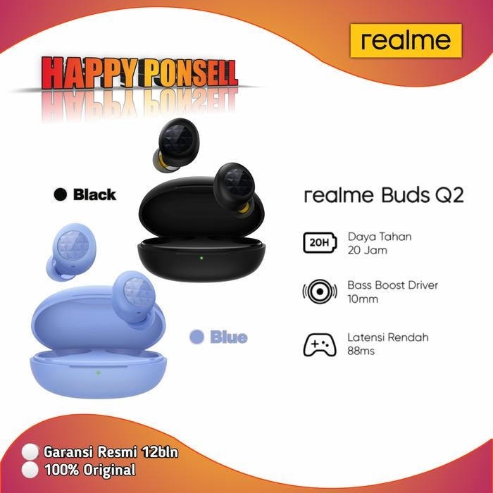 Realme Buds Q2 TWS Original Garansi Resmi Realme Indonesia