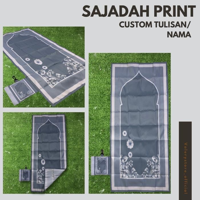 Sajadah Travelling Premium Sajada Travel Custom Nama Sejadah Traveling Pouch Lipat