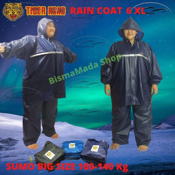 (Allthebest) MANTEL JAS HUJAN SUMO EXTRA BESAR JUMBO UKURAN XXXXXXL 6 XL 5XL 6XL 5