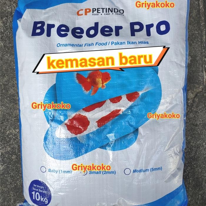 BREEDER PRO PAKAN KOI 10KG SIZE S, M,/ PAKAN KOI BREEDER PRO 10 KG