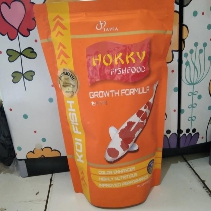 PELET IKAN KOI HOKY HOKI HOKKY GROWTH FORMULA PAKAN IKAN KOI