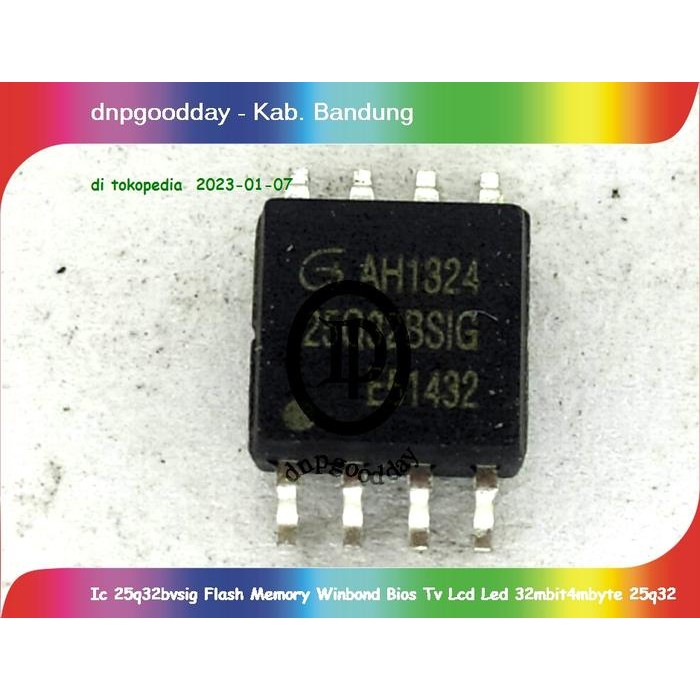 New Ic 25q32bvsig Flash Memory Winbond Bios Tv Lcd Led 32mbi 4mbyte 25q32