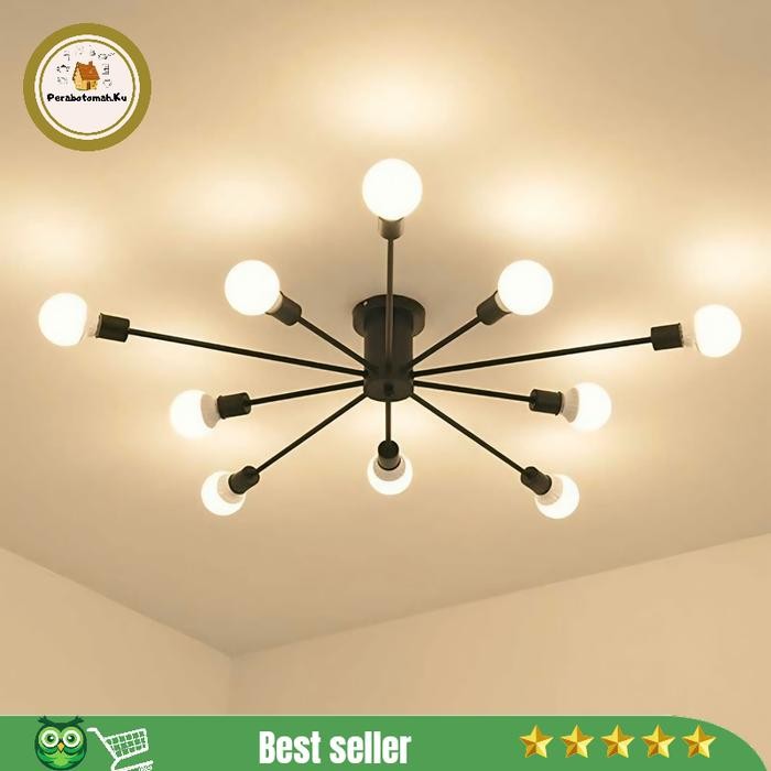Fitting Lampu Hias Plafon E27 Led Gaya Retro Klasik Minimalis Aesthetic Hiasan Rumah Ruang Tamu