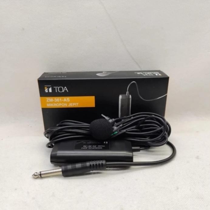 Microphone Jepit TOA ZM-361 AS Mic Jepit TOA ZM 361 Original TOA