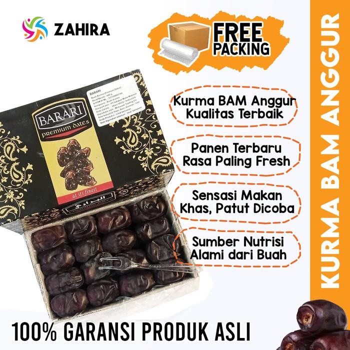 

Kurma BAM BARARI Anggur Preum Black Diamond Daging Tebal Iran Empuk