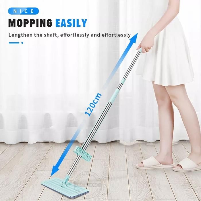 Pel Lantai Mop Otomatis Peras / Alat Pel Mop Lantai Flat