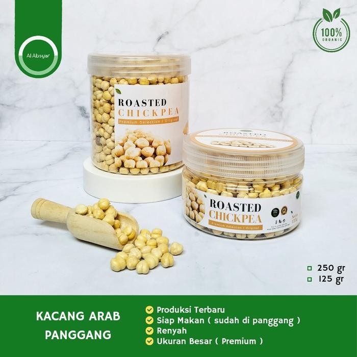 

Kacang Arab Cheakpeas 250 Gram Kemasan Toples Premium Original Fresh Food Snacks
