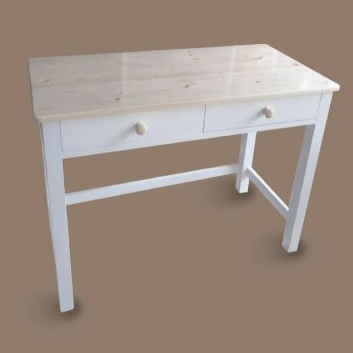 MEJA KERJA/MEJA BELAJAR KAYU JATI BELANDA UKURAN 120x50x75