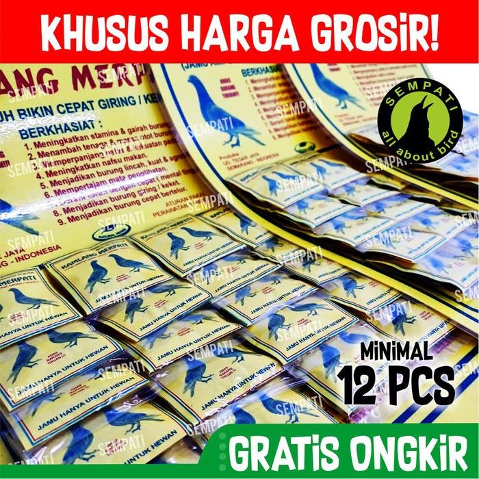 GROSIR Kamlang Merpati Vitamin Jamu Cepat Giring Burung Merpati Balap