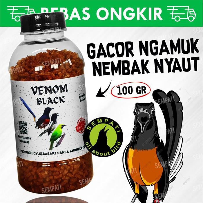 Pakan venom black voer murai anti ngelowo pur kibasari star hitam