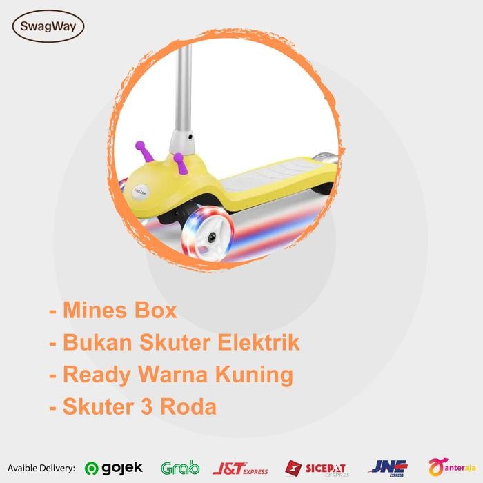 Skuter listrik anak 2in1 3 roda 2-8 tahun LED lampu di roda PETRIK