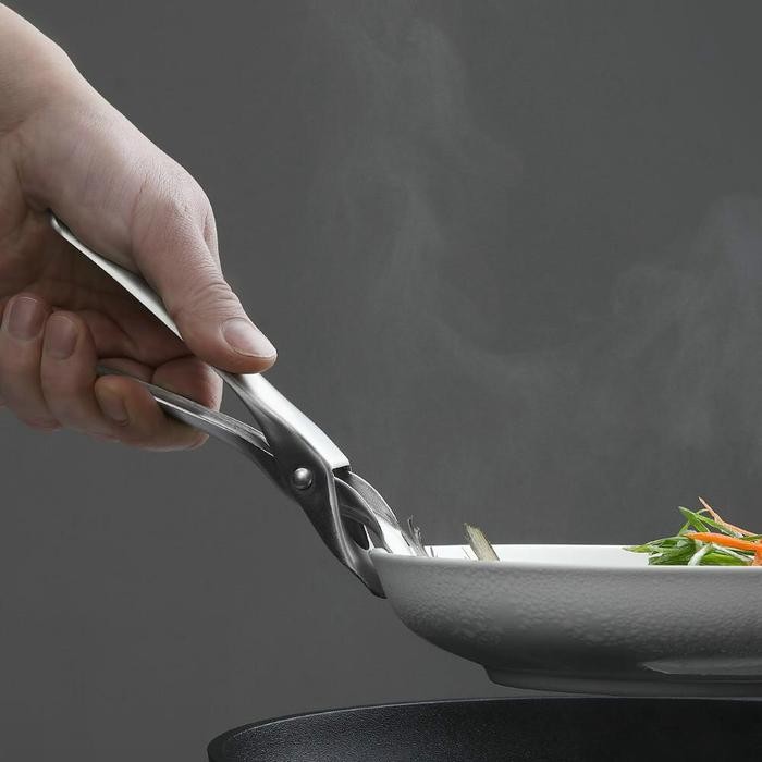 Allthebest XP87 Huohou Penjepit Panci Anti Panas Stainless Steel Penjepit Piring