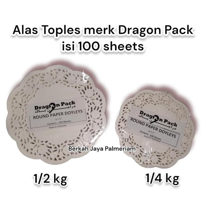(Allthebest) alas toples nastar merk : Dragon pack ukuran 250gr dan 500gr