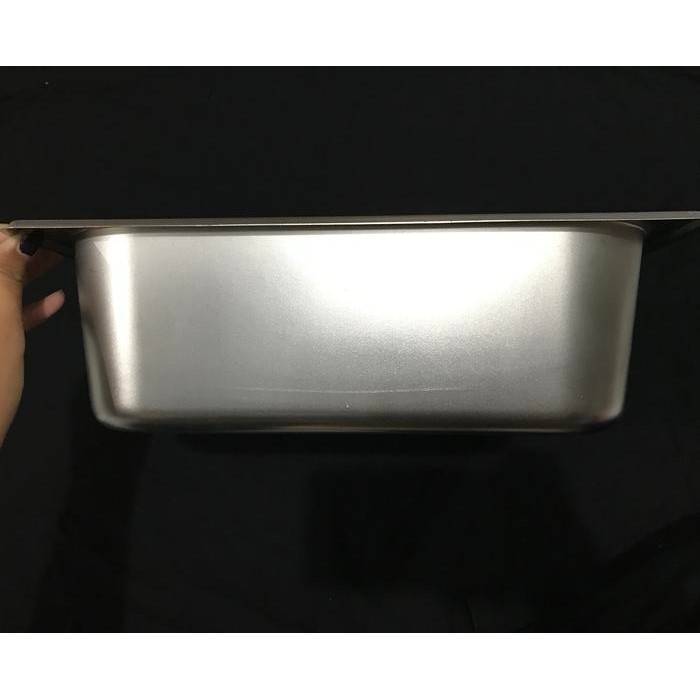 Berkualitas Food Pan 2/3 10Cm + Tutup Gastronom Chafing Dish Insert Stainless