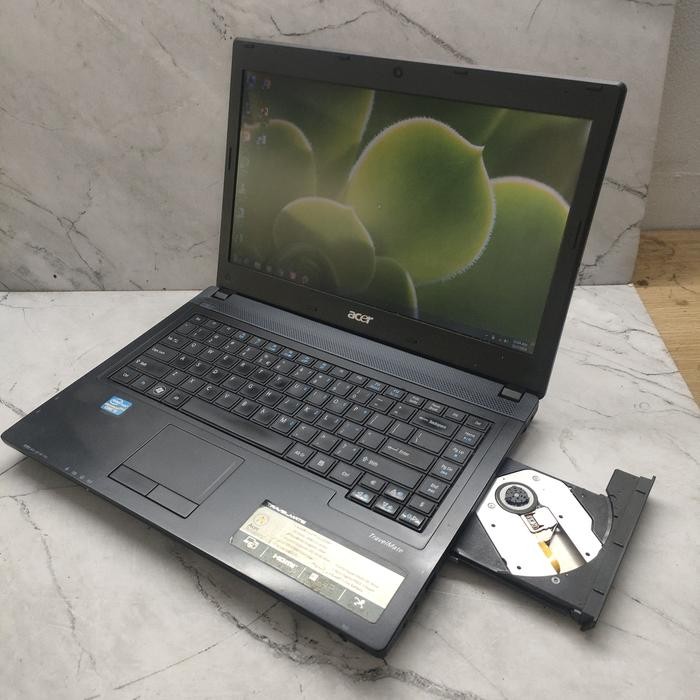 laptop Acer travelmate 4750 core i3 ram 4 HDD 500gb layar 14 in fullsett