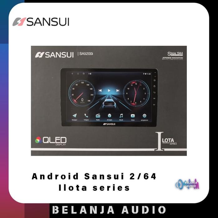 Head Unit Android Sansui Alpha Beta Gamma Ilota series 9 Inch 10 Inch