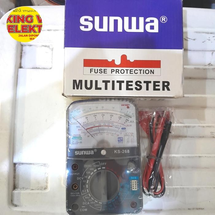 Gassss..... Avometer Multitester Multimeter Analog Sunwa Ks-268