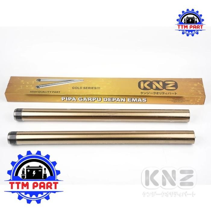 Murah AS SHOCK DEPAN GOLD YAMAHA BYSON PANJANG 57CM DIAMETER AS 41MM (45P) FRONT PIPE SHOK SOK KNZ