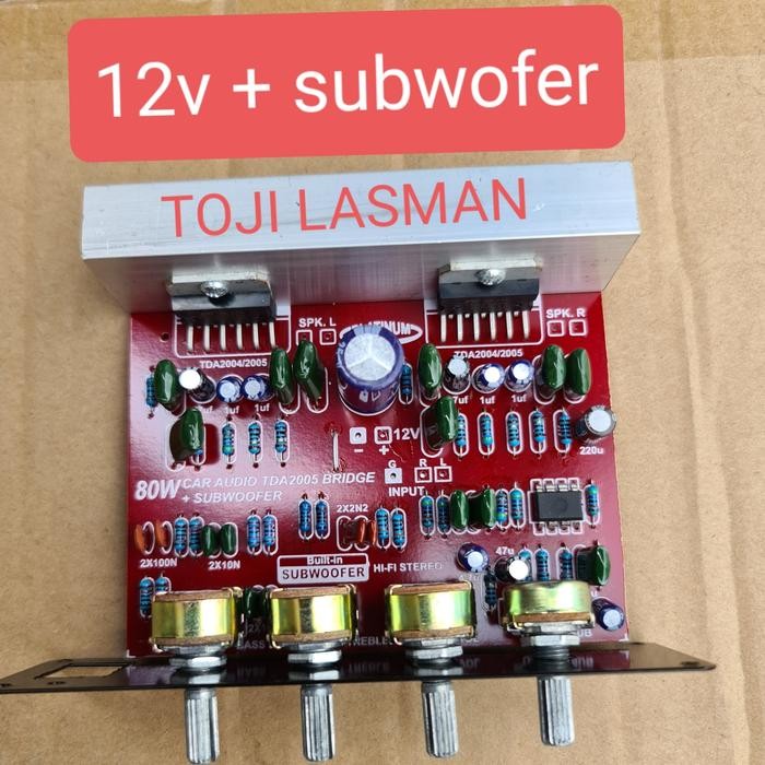 Kit Power Speaker Aktif 12Volt Tda2005 Tda 2005 Platinum 12V Amplifier